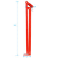 T Post Puller Fence Post Puller 36In ,For Round Fence Posts Red Steel