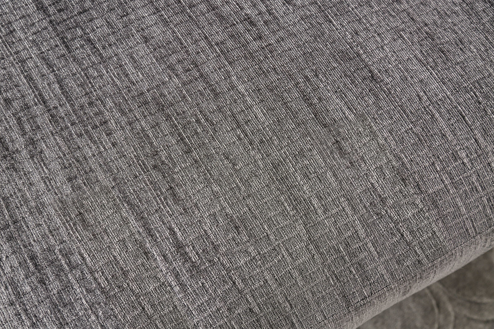 Living Room Lounge Ottoman Gray Chenille Fabric Comfort Cozy Plush Seat Foam Wooden Legs 1Pc Ottoman Only. Gray Chenille Primary Living Space Grey Contemporary,Modern Chenille