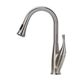 Kitchen Faucet With Pull Out Spraye,Brushed Nickel Brushed Nickel Stainless Steel