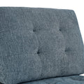 U Shape Modular Sectional Sofa,Diy Combination,Includes Two Single Chair ,Two Corner And Two Ottoman,Navy Chenille Navy Chenille