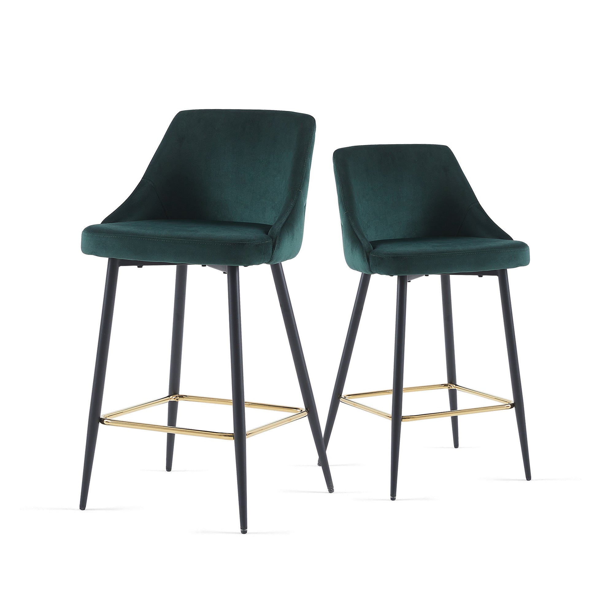 Green Velvet Swivel Bar Chair Bar Stool And Metal Modern High Bar Furniture Commercial Furniture Green Dining Room Modern Foam Velvet