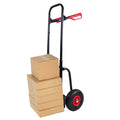 Heavy duty manual truck with double handles 330 lb black-metal