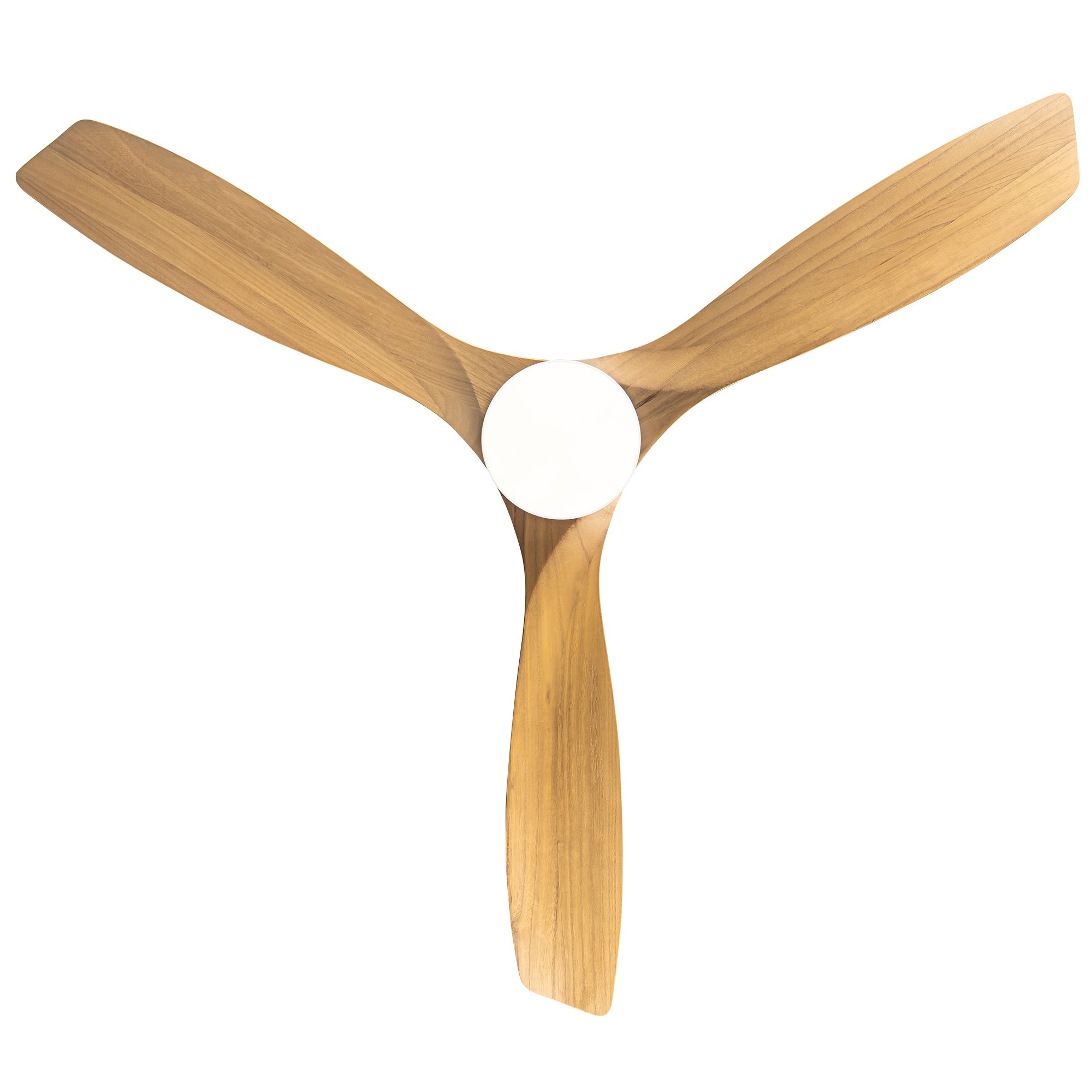 YUHAO 52 In.Intergrated LED Ceiling Fan Lighting with beige+yellow-abs