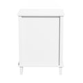 26.77''H Wooden Nightstand With One Drawer One Shelf For Kids, Adults, Pink Pink Mdf