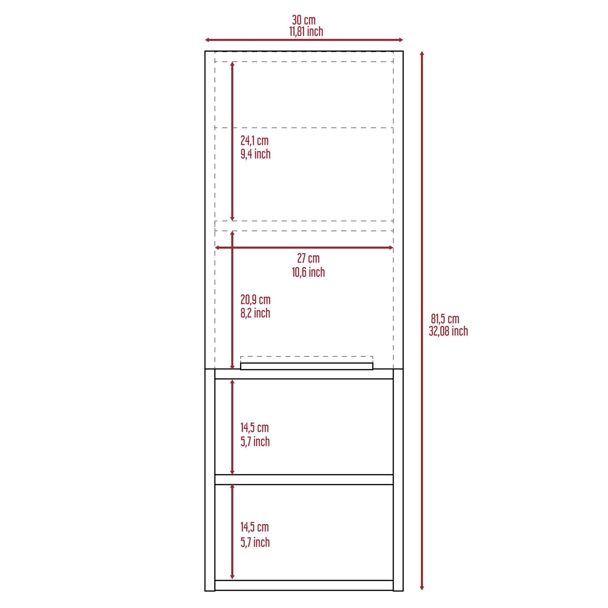 Kingston Rectangle 2 Shelf Medicine Cabinet White White Particle Board