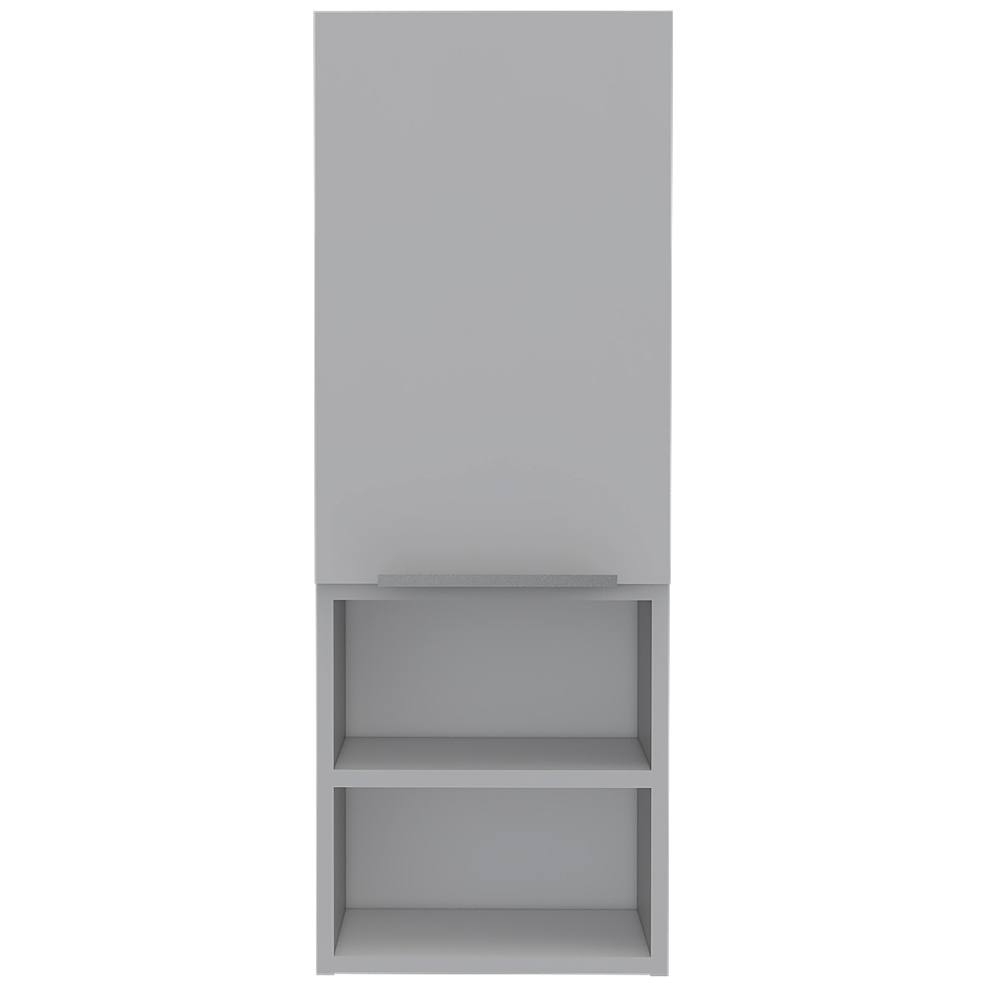 Kingston Rectangle 2 Shelf Medicine Cabinet White White Particle Board