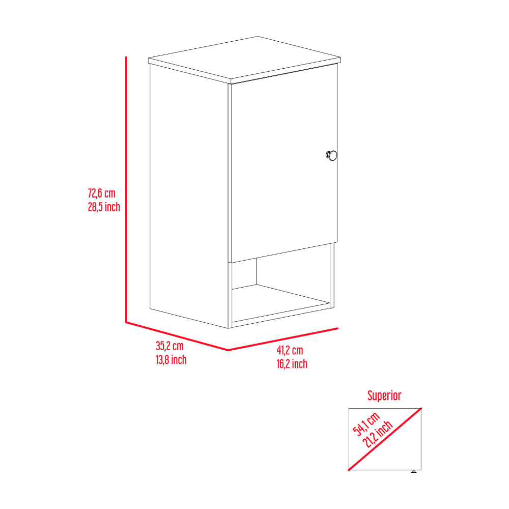 Kensington 1 Shelf Medicine Cabinet Light Grey Light Gray Particle Board