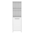 Forester 1 Shelf Pantry Cabinet White White Particle Board