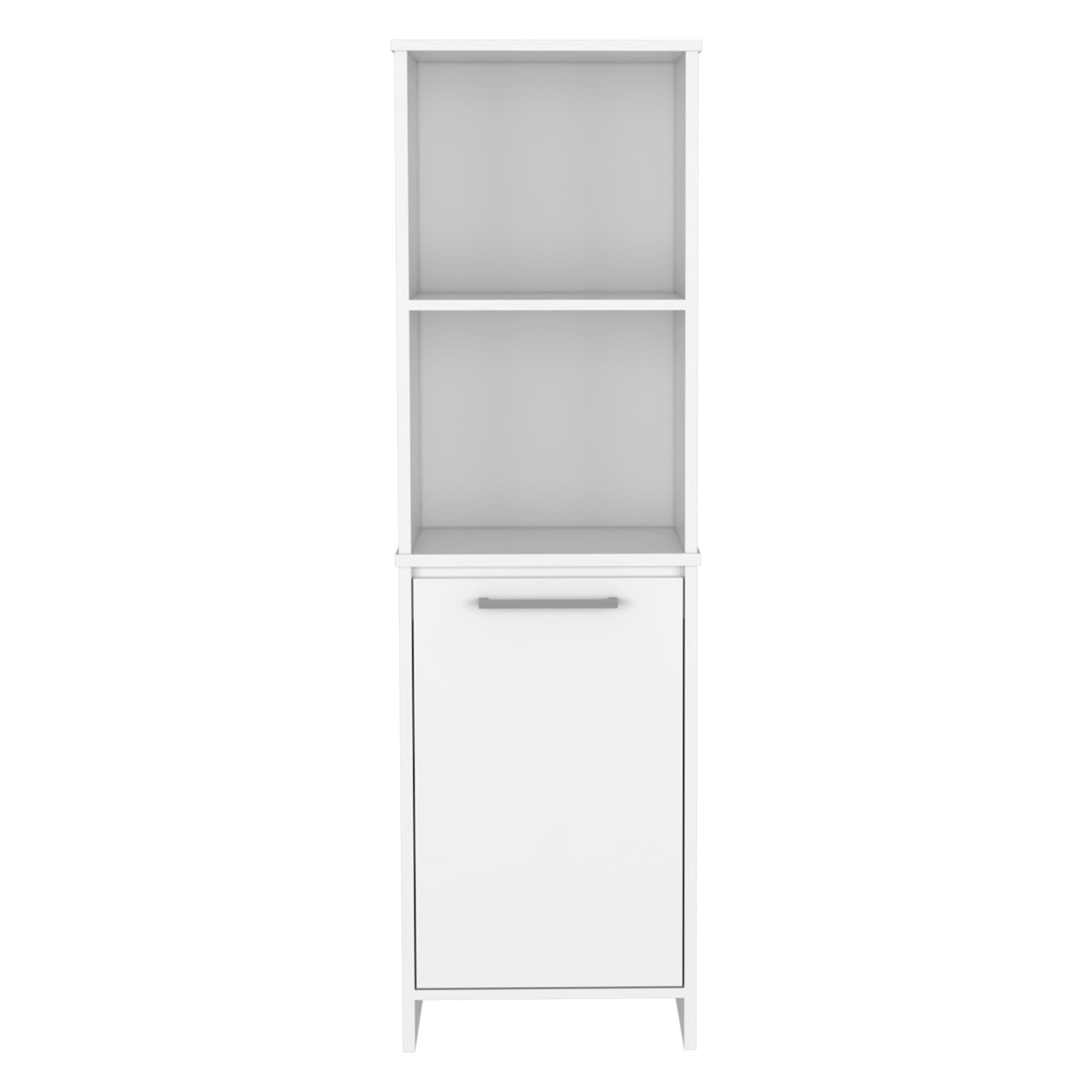 Forester 1 Shelf Pantry Cabinet White White Particle Board