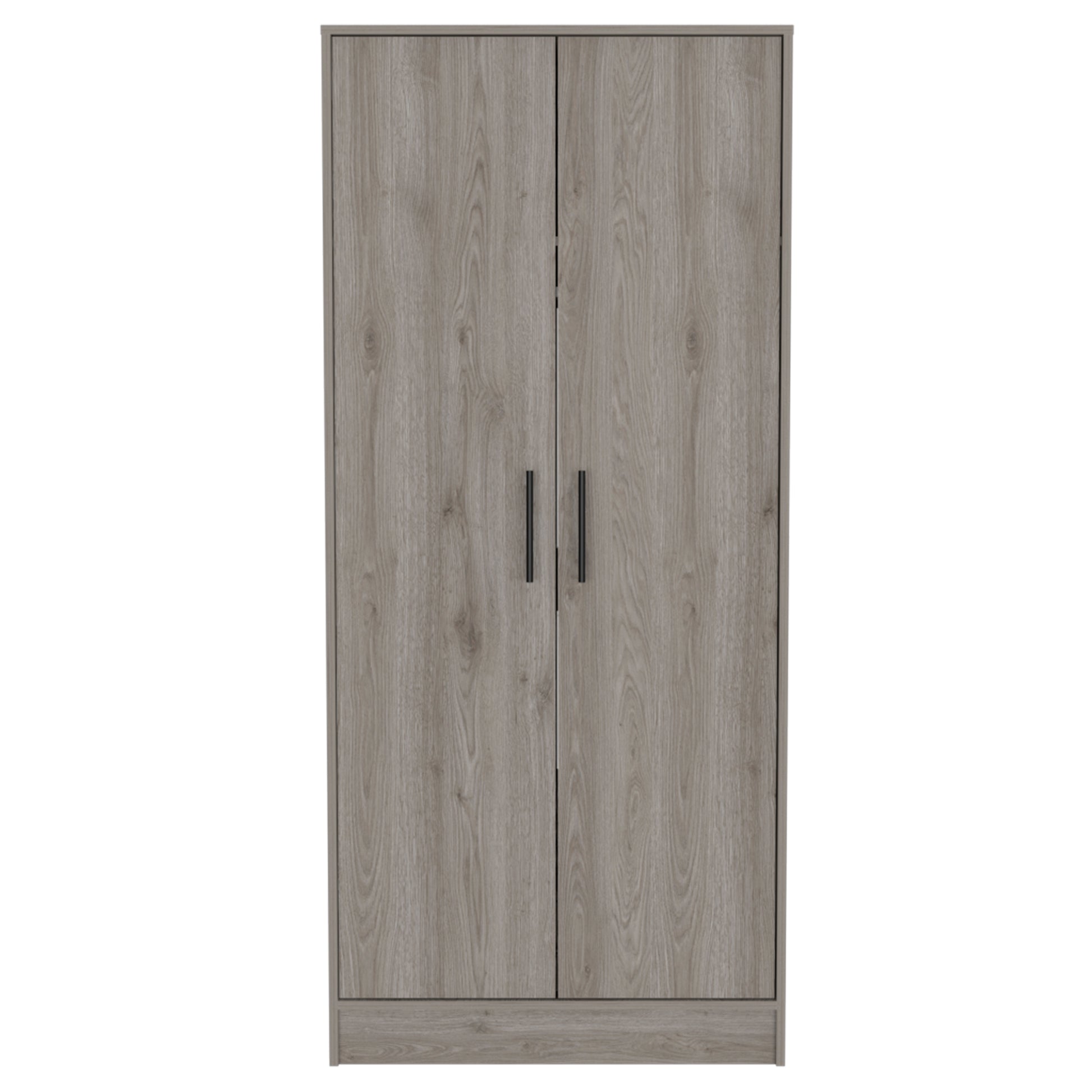 Conway Rectangle Armoire Light Gray Light Gray Particle Board