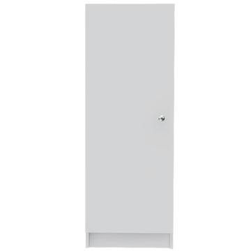 Richmond Rectangle Pantry Cabinet White White Particle Board