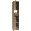 Brighton 1 Shelf Linen Cabinet Light Oak Light Oak Particle Board