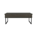 Suffolk Rectangle Lift Top Coffee Table Carbon Espresso Brown Particle Board