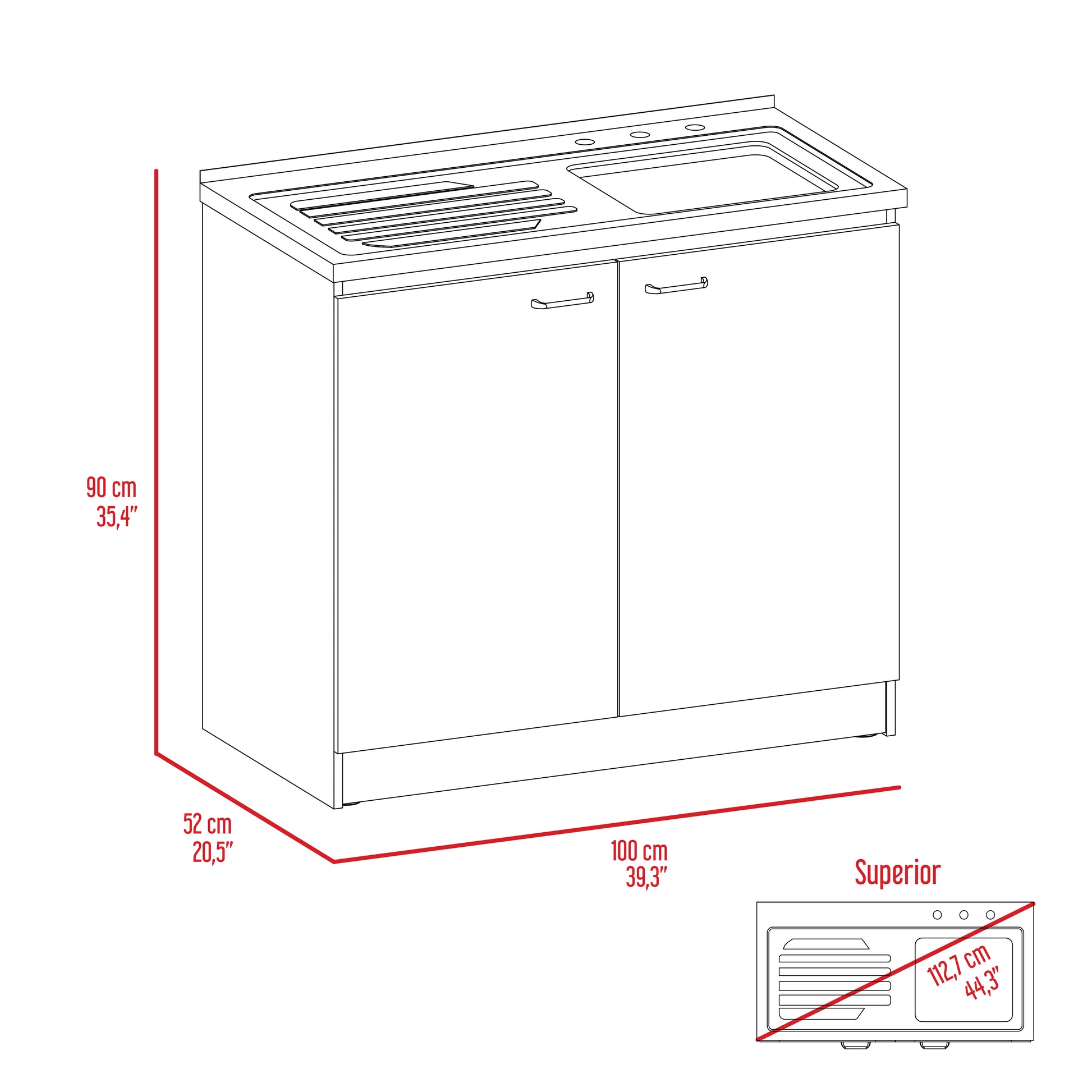 White And Light Oak Rectangle 2 Door Utility Sink And Cabinet Beige Particle Board