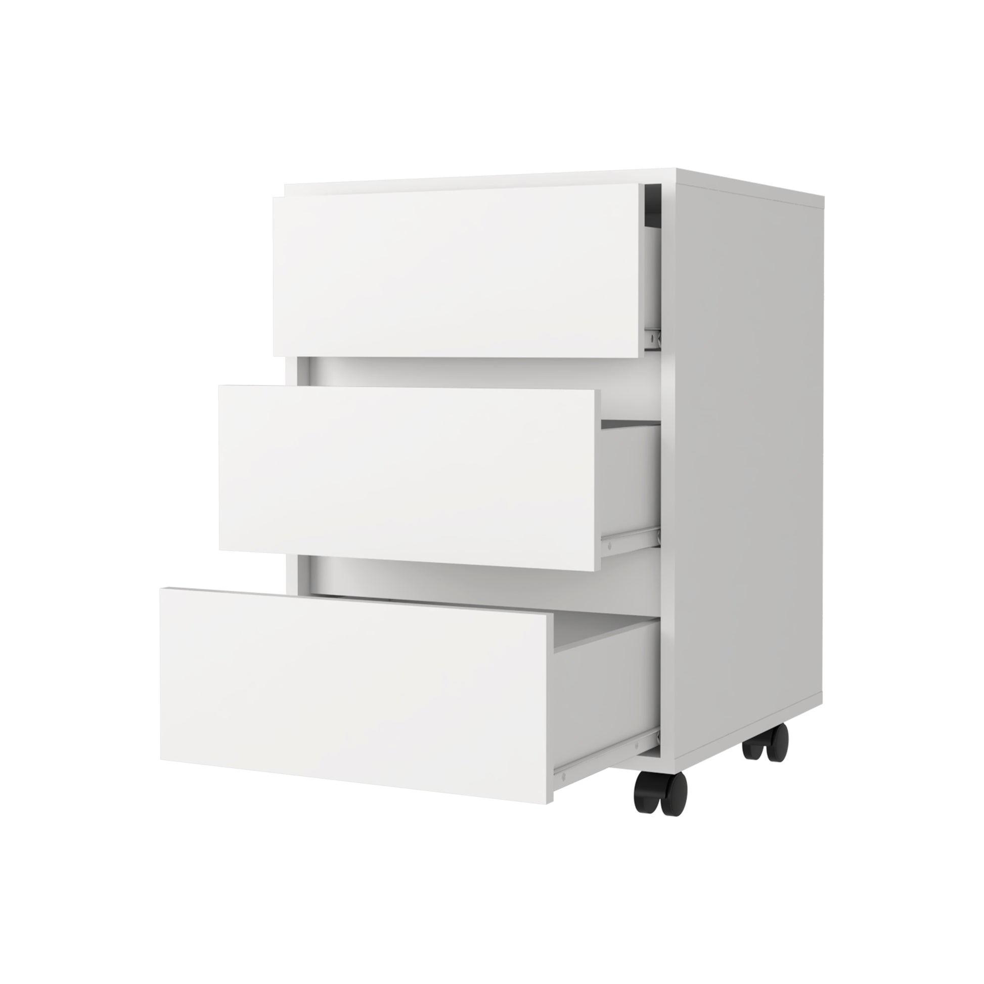 Eagle Creek 3 Drawer Rectangle Filing Cabinet White Freestanding 3 4 Drawers White White Primary Living Space Drawers Included Modern Particle Board