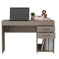 Berkeley 1 Shelf 2 Drawer Computer Desk Light Grey Light Gray Particle Board