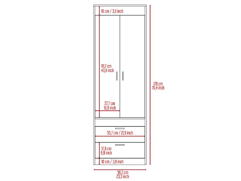 Light Gray 2 Drawer Armoire Light Gray Bedroom Particle Board