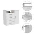 Montauk 5 Shelf Wall Mounted Shoe Cabinet With Mirror Door White White Particle Board