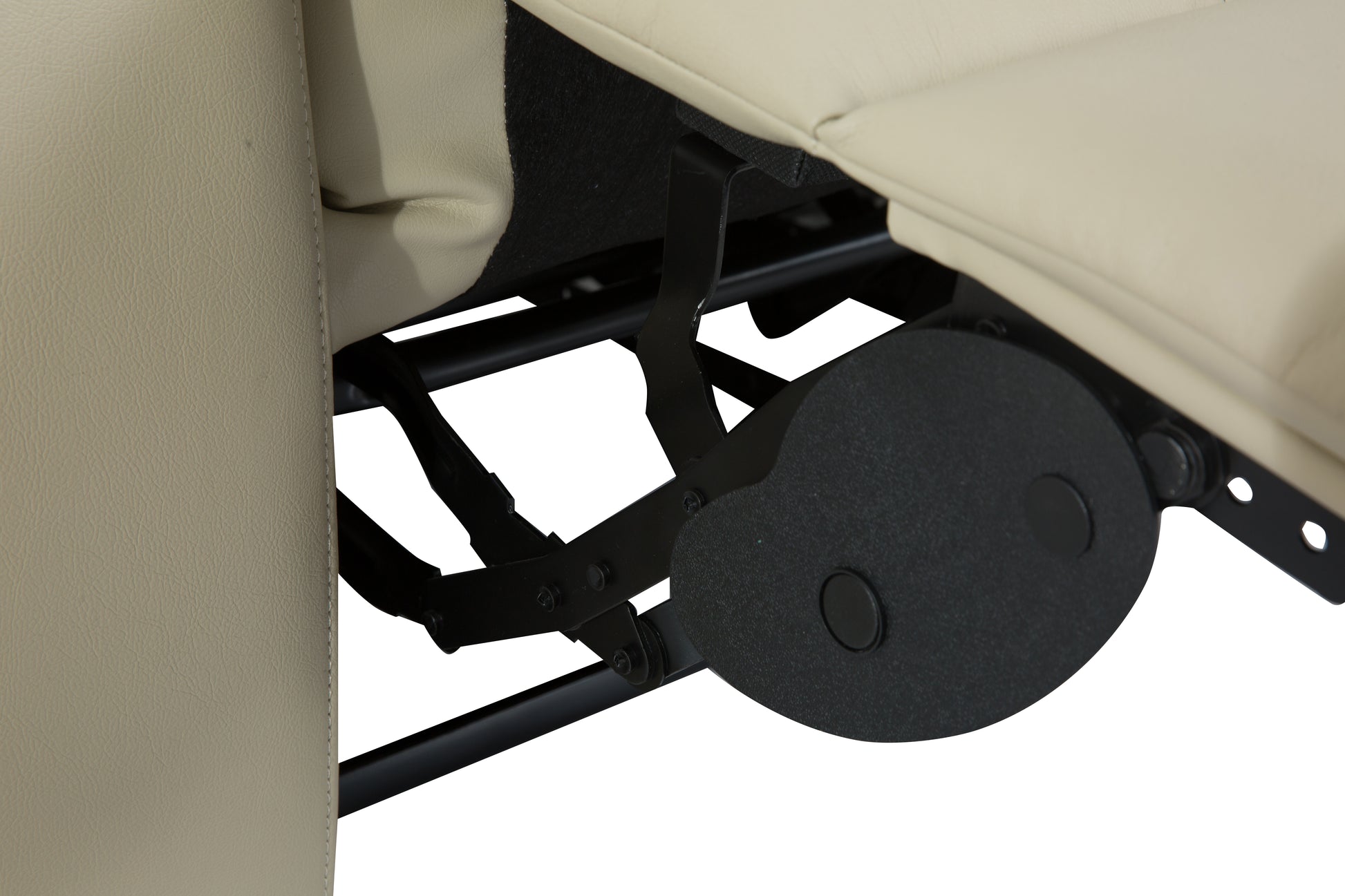 L Shapeleather Power Reclining Sectional Sofa Set With Usb Port, Left Pieces, Cream Cream Faux Leather