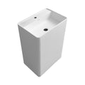 Fs507 600 Solid Surface Basin White Solid Surface