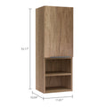 Kingston Rectangle 2 Shelf Medicine Cabinet Light Oak Light Oak Particle Board