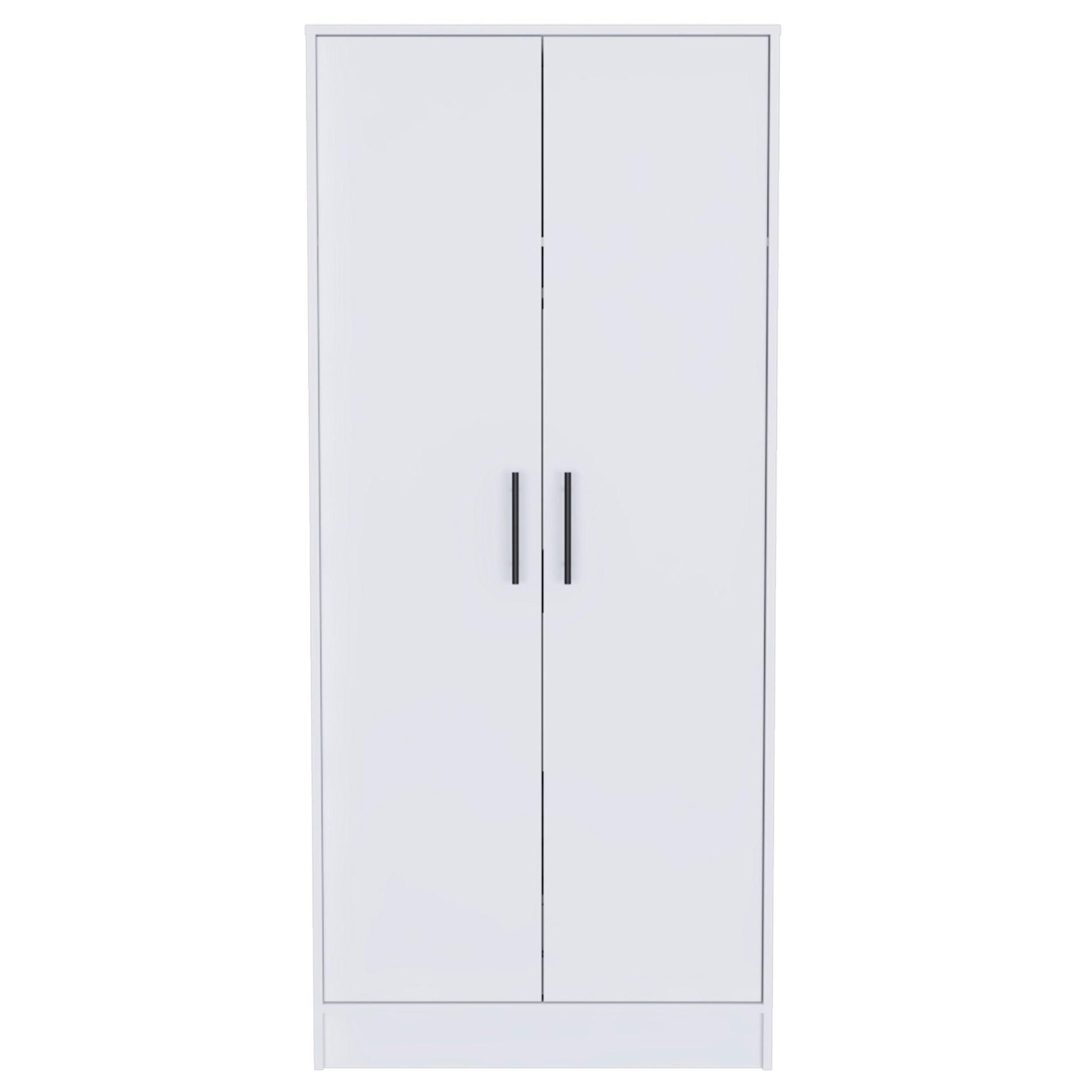 Conway Rectangle Armoire White White Particle Board