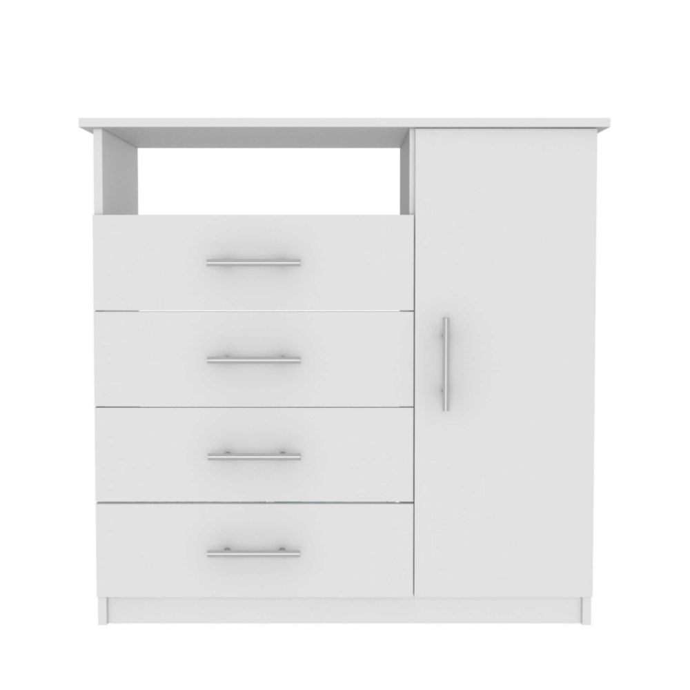 Montauk 5 Shelf Wall Mounted Shoe Cabinet With Mirror Door White White Particle Board