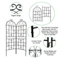 4 Pack Metal Garden Trellis 71