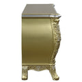 Cabriole Dresser Gold Finish Bd01466 Gold Mdf