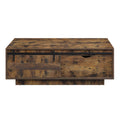 Bellarosa Coffee Table Rustic Oak Finish Lv01442 Oak Solid Wood