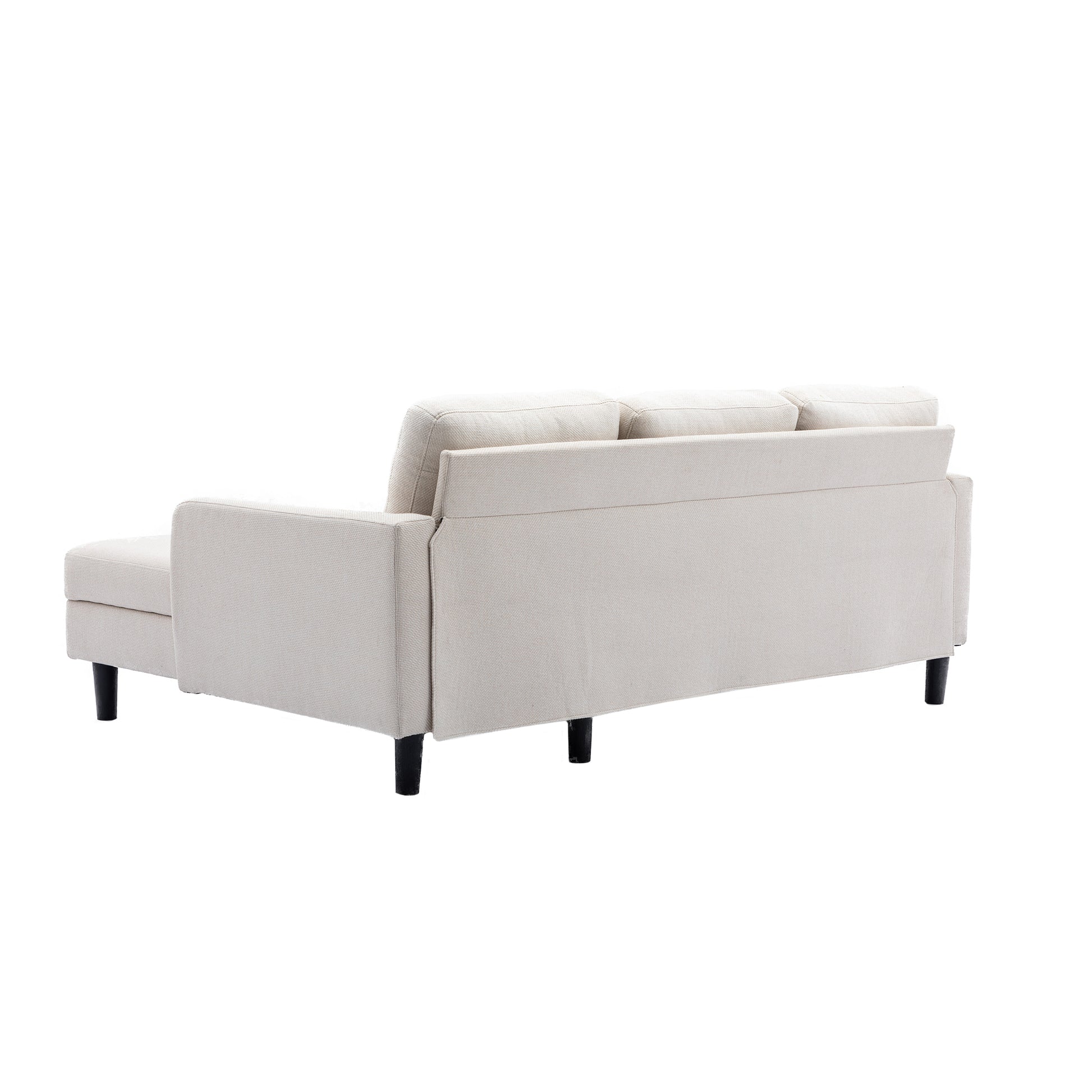 United We Win Sectional Sofa Reversible Sectional Sleeper Sectional Sofa With Storage Chaise Beige Polyester