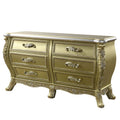 Cabriole Dresser Gold Finish Bd01466 Gold Mdf