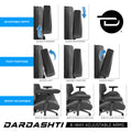 Next Gen Ergonomic Gaming Chair, 8 Way Adjustable Arm Rest, Multi Tilt, Steel Frame In Blue Blue Foam