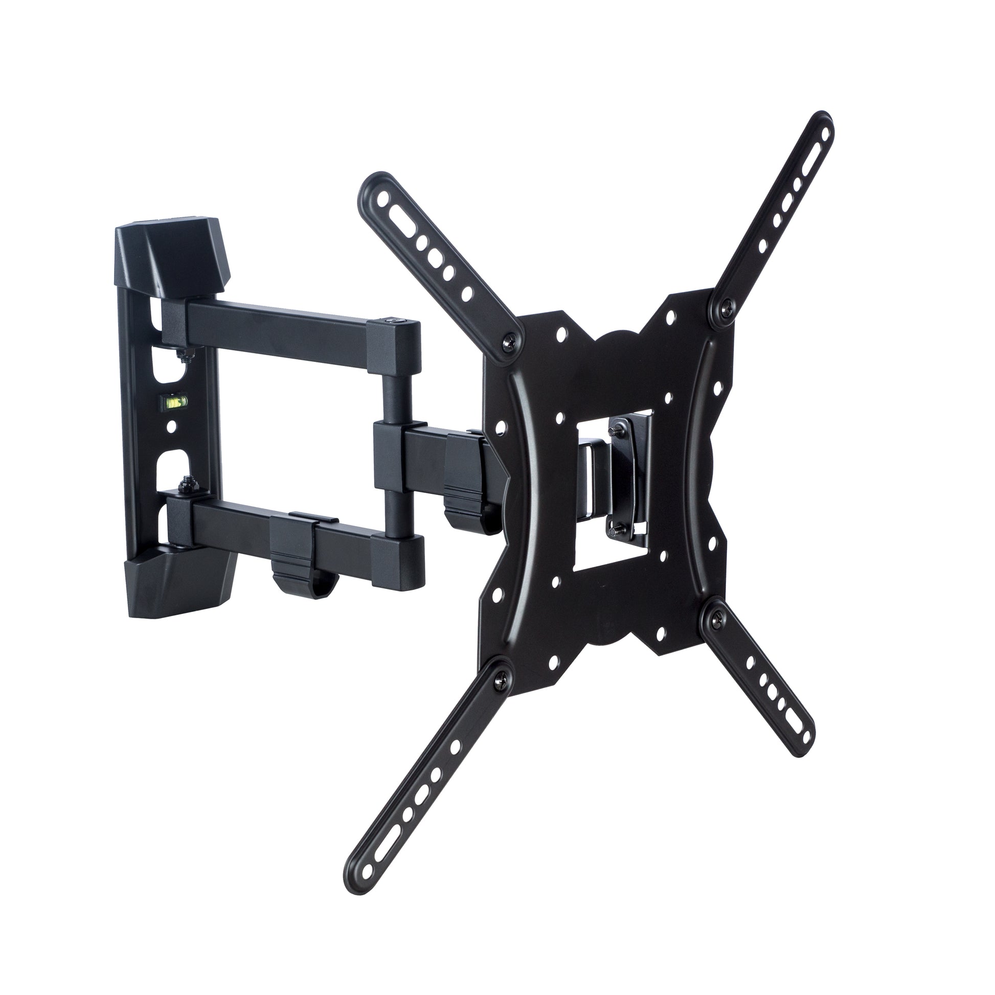 Full Motion, Crafted Steel, Tv Mount Kit, Built In Leveler Black 50 59 Inches Metal