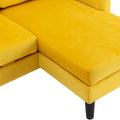 United We Win Sectional Sofa Reversible Sectional Sleeper Sectional Sofa With Storage Chaise Mustard Polyester