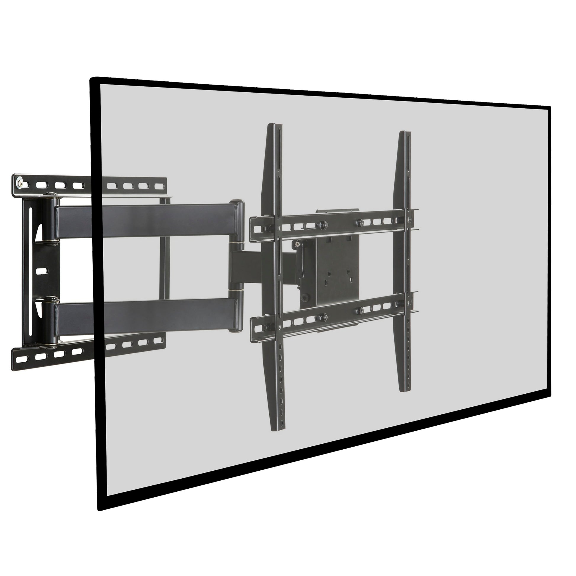 Full Motion, Crafted Steel, Tv Mount 37" 84" Tvs Black 80 89 Inches Metal