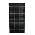 Atlantic Elite Media Storage Cabinet Xl, Black Black Particle Board