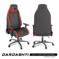 Next Gen Ergonomic Gaming Chair, 8 Way Adjustable Arm Rest, Multi Tilt, Steel Frame In Red Red Foam