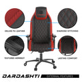 Next Gen Ergonomic Gaming Chair, 8 Way Adjustable Arm Rest, Multi Tilt, Steel Frame In Red Red Foam