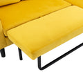 United We Win Sectional Sofa Reversible Sectional Sleeper Sectional Sofa With Storage Chaise Mustard Polyester