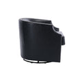 Coolmore Swivel Chair Living Room Chair Black Metal