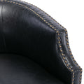 Coolmore Swivel Chair Living Room Chair Black Metal