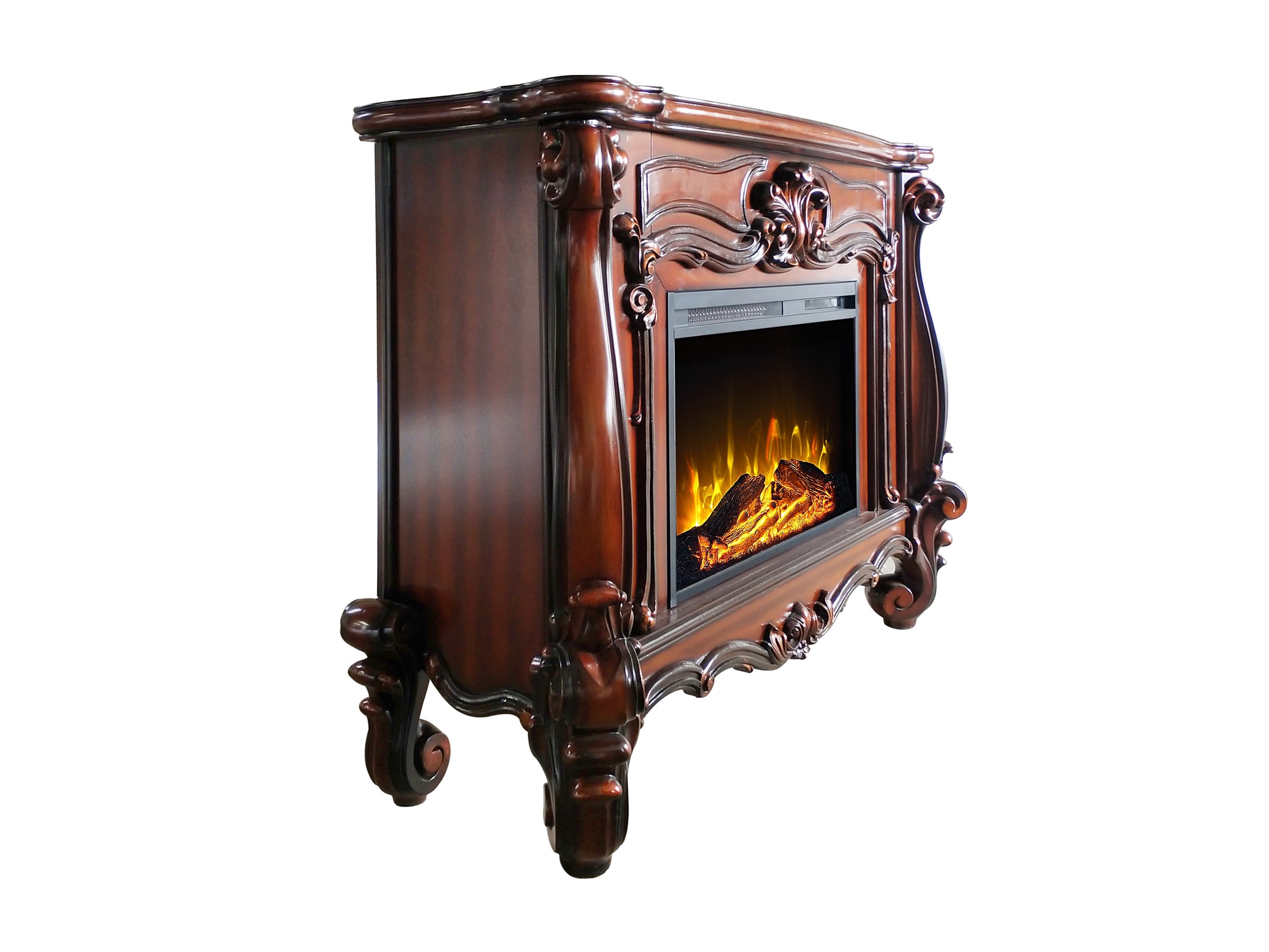 Versailles Fireplace Cherry Oak Finish Ac01315 Oak Solid Wood Mdf