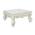 Adara Coffee Table Antique White Finish Lv01217 Antique White Mdf