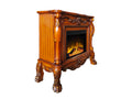 Dresden Fireplace Cherry Oak Finish Ac01309 Oak Solid Wood Mdf
