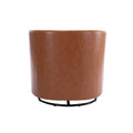 Coolmore Swivel Chair Living Room Chair Light Brown Metal
