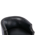 Coolmore Swivel Chair Living Room Chair Black Metal