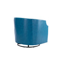 Coolmore Swivel Chair Living Room Chair Light Blue Metal