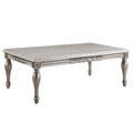 Pelumi Coffee Table Platinum Finish Lv01115 Light Gray Solid Wood Mdf