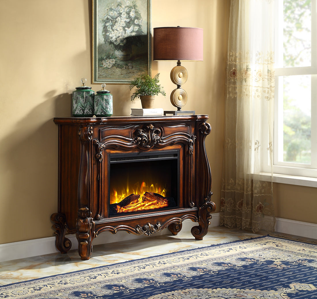 Versailles Fireplace Cherry Oak Finish Ac01315 Oak Solid Wood Mdf